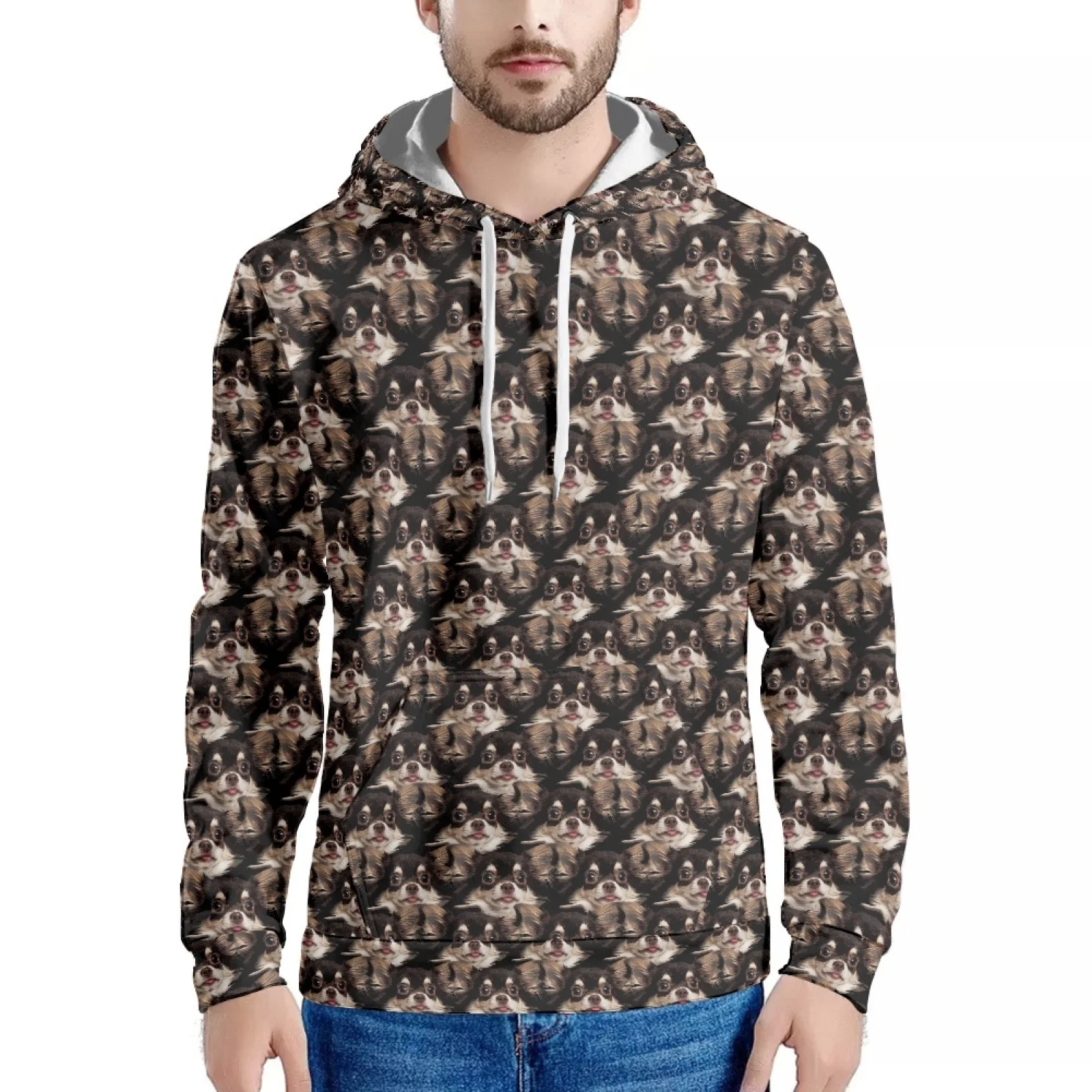 Squirrel Brush Slim-Fit Hoodie, Fashionable Casual Hoodie For Men And Women, Harajuku Style, Hip Hop, Spring And Fall