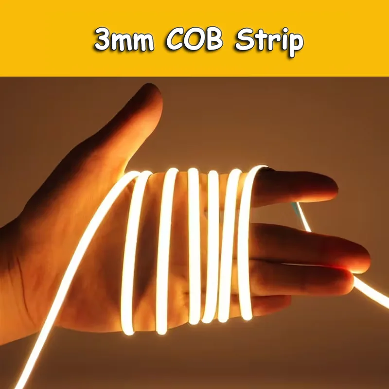 

Светодиодная лента COB с питанием от USB — гибкая режущая лента с клейкой подложкой, кнопочным управлением, для дома, кухни