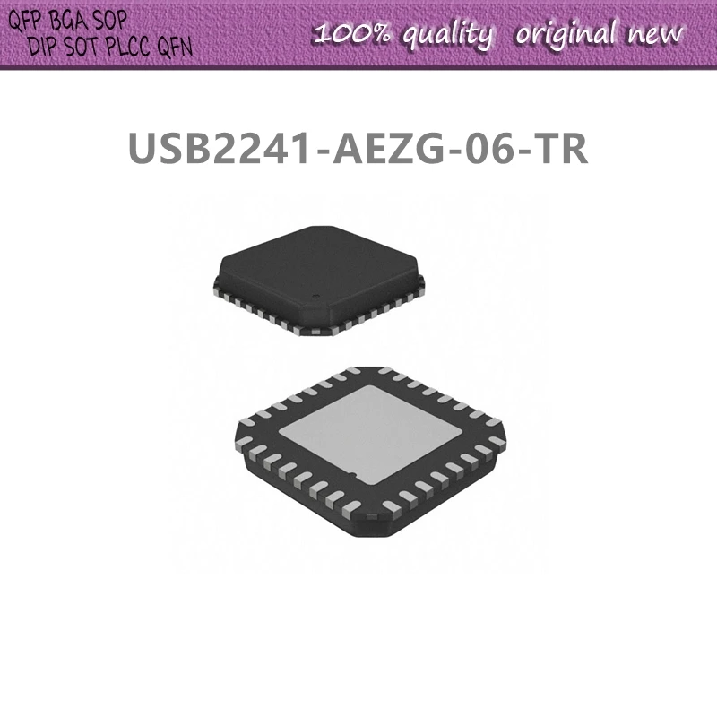 2Pcs/Lot  USB2241-AEZG-06-TR USB2241-AEZG USB2241 QFN-36