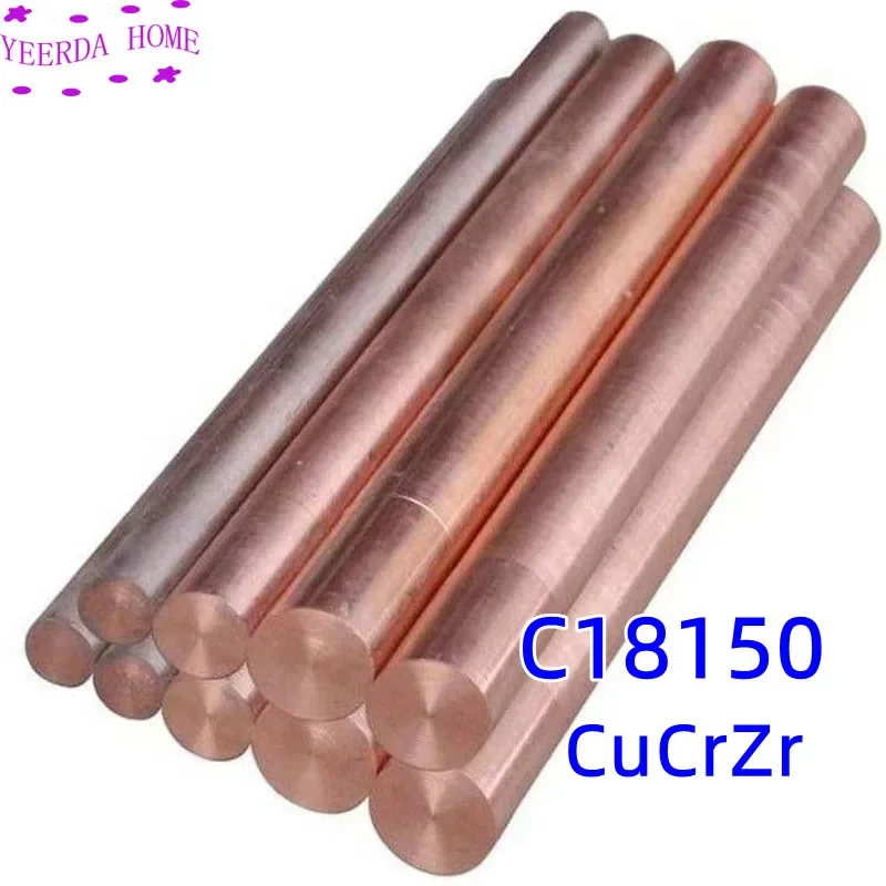 

C18150 Copper bar CuCrZr rod CrZrCu Electrode Chromium Zirconium stick electric welding electric soldering