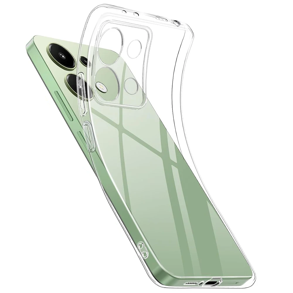 Transparent Silicone Case For Xiaomi Redmi Note 13 Pro 4G 5G Plus Pro+ Ultra Thin Clear Soft Back Case For Redmi Note13 13Pro