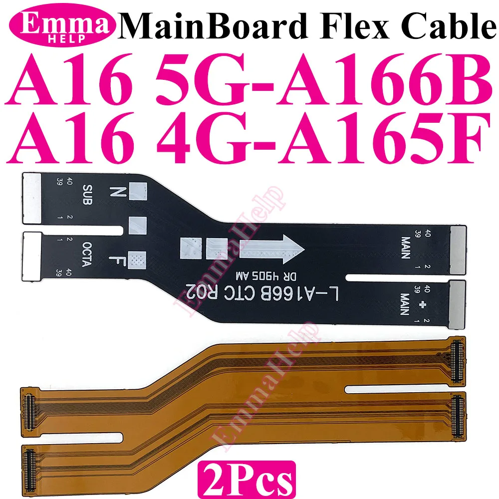 2Pcs Main Board Flex Cable For Samsung A16 A56 A36 A26 A15 A25 A55 A32 A33 A34 A35 A53 A33 A54 A34 A72 A73 A52s A546 Motherboard image 3