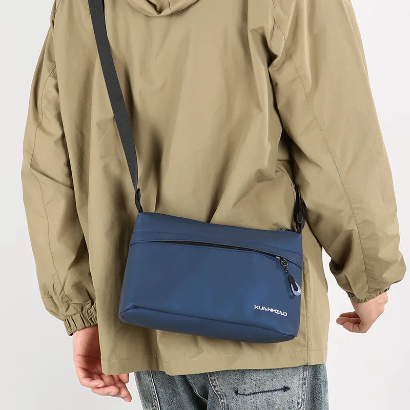 Oxford Crossbody Bag for Men Women Large Capacity Shoulder Messenger Bags Solid Color Waterproof Soft Fabric Мужская сумка Bolsa