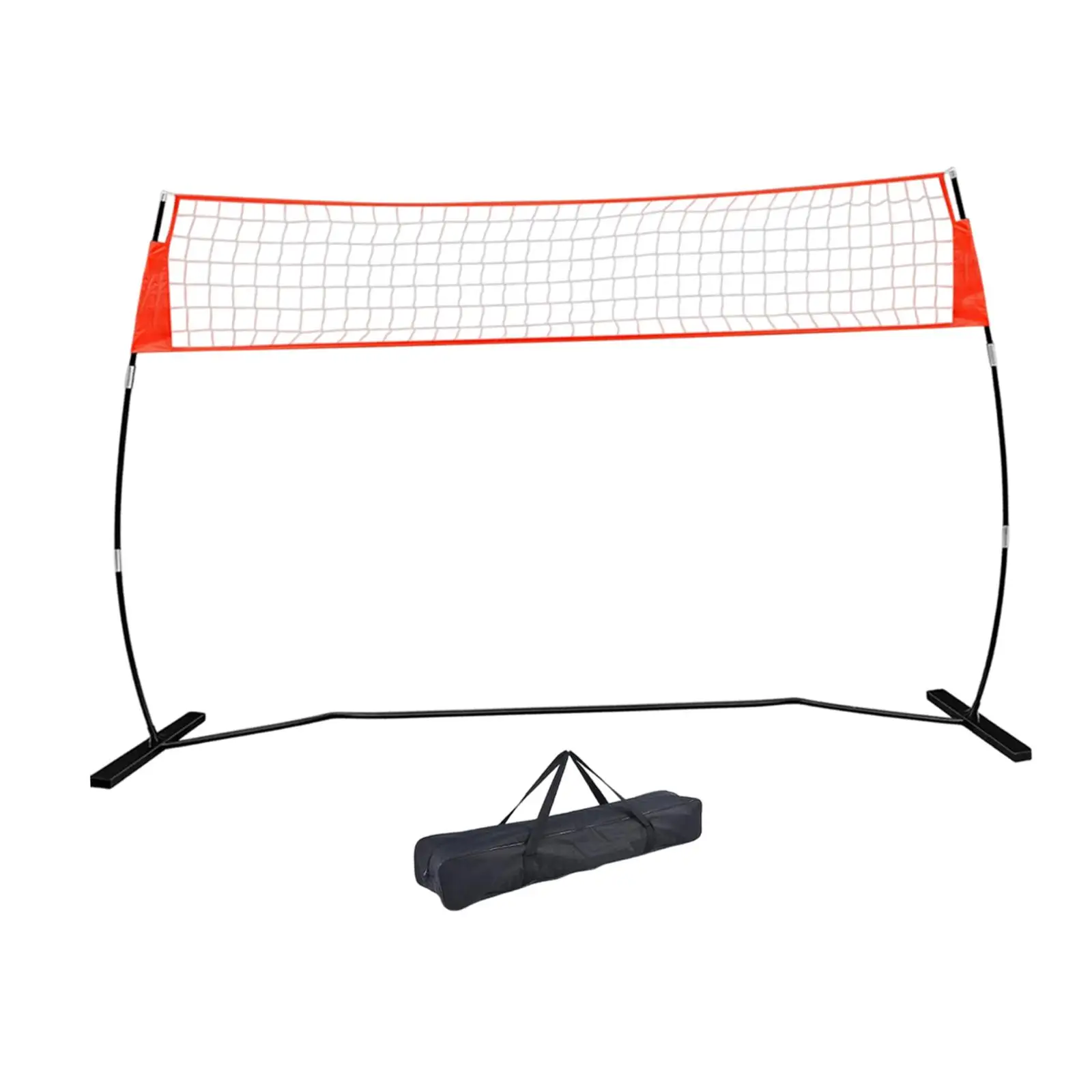 Volleyball Training Net Adjustable Height for Outdoor Sports Solo Training
