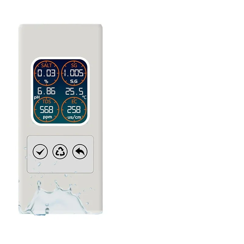 

Fish tank water quality detector pH temperature TDS fish tank real-time monitor multi-function