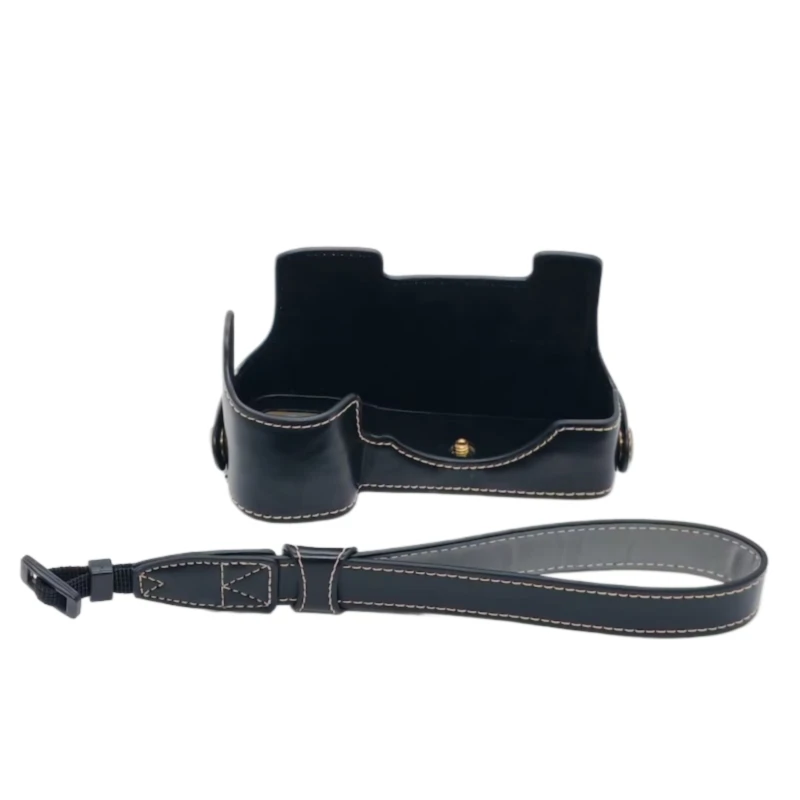 PU Leather Half Bag Case For Sony A7III A7R3 ILCE-A7RIII A7R Mark III A9 Camera Bottom Cover Protector