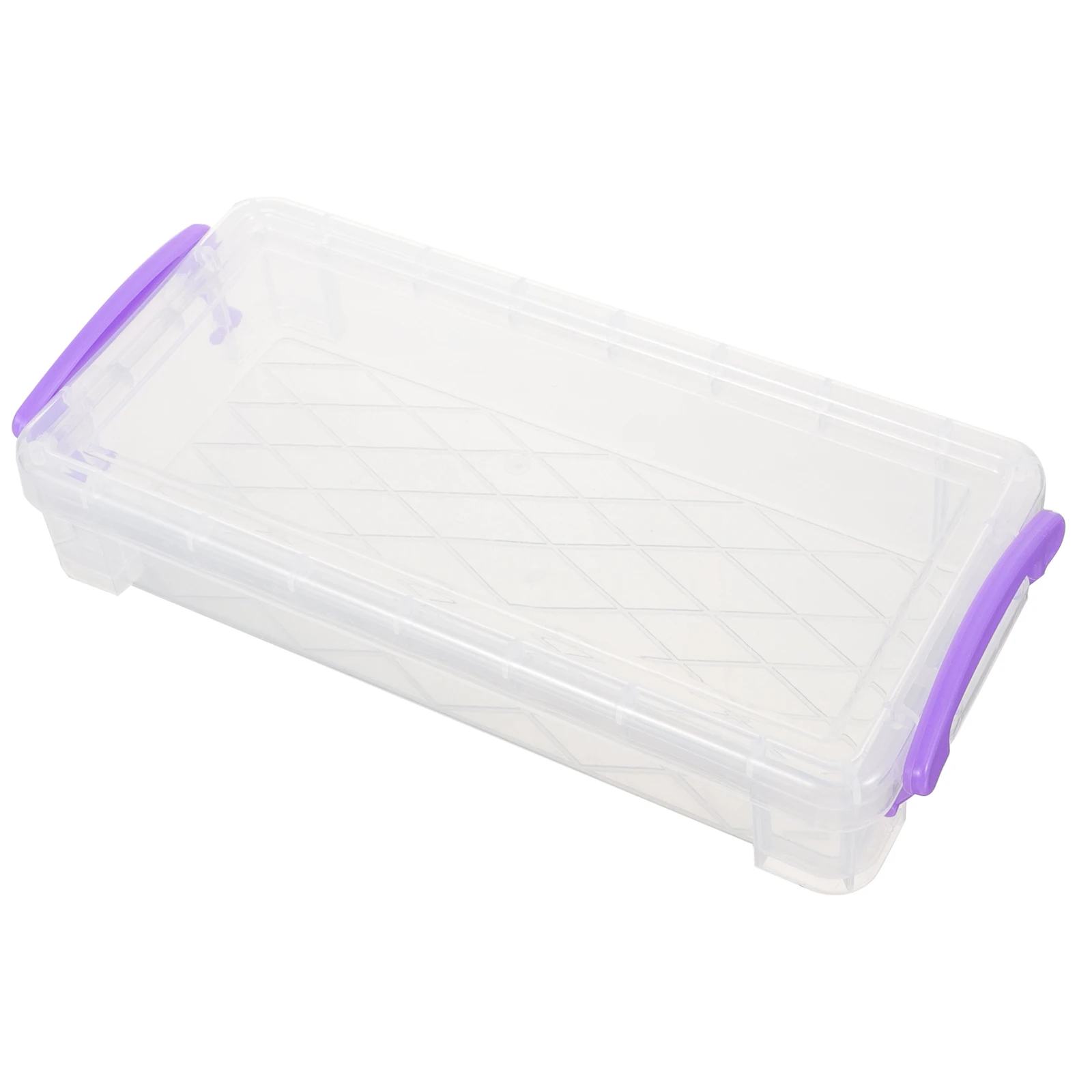 680 قطعة صندوق رصاص من البلاستيك القوي سعة كبيرة واضحة حقيبة للتخزين صندوق القلم مكتب مدرسة التموين متجمد حامل القلم الرصاص