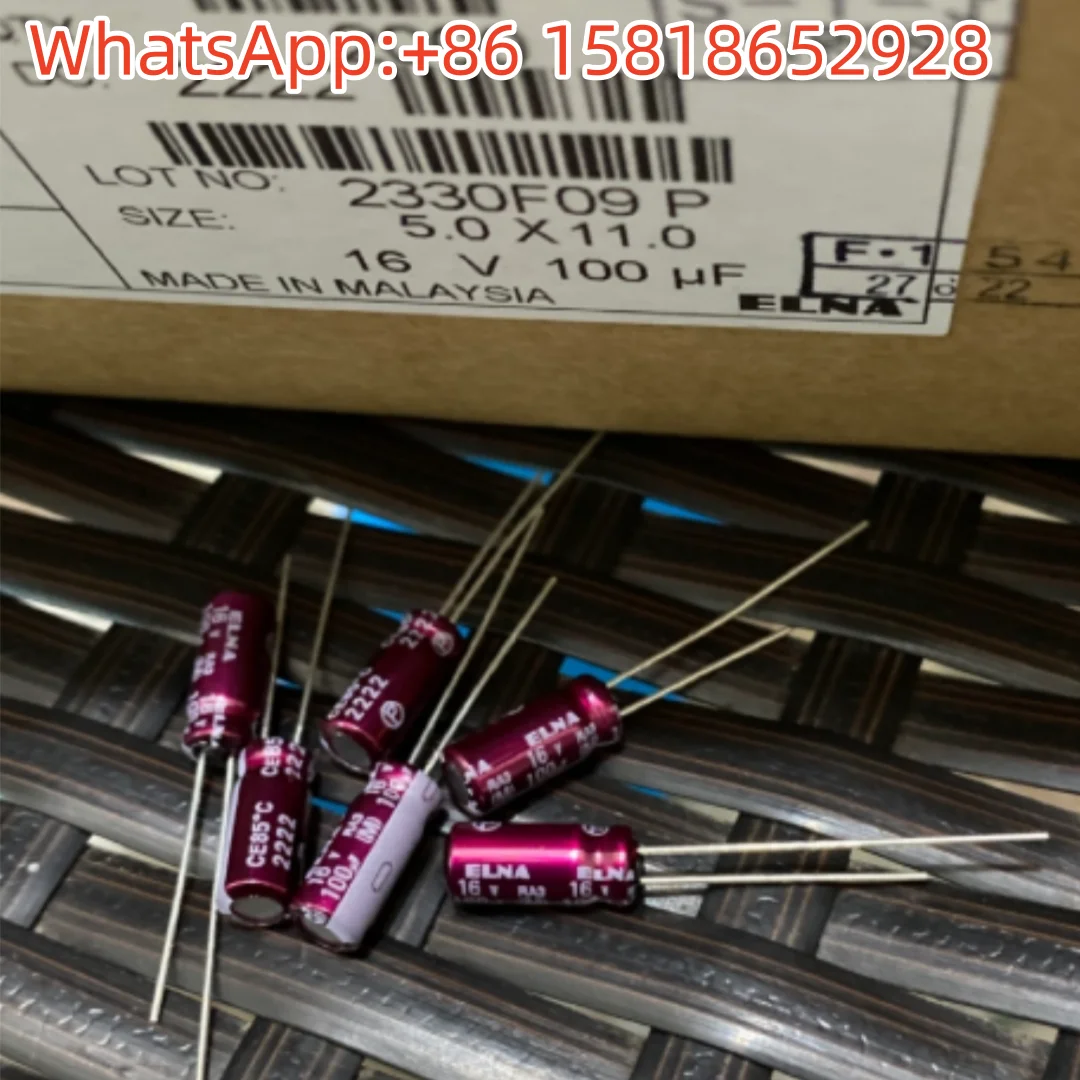 10pcs 100UF 16V Japan Elna Audio Capacitor 16V100UF 5*11 RA3 Purple Robe