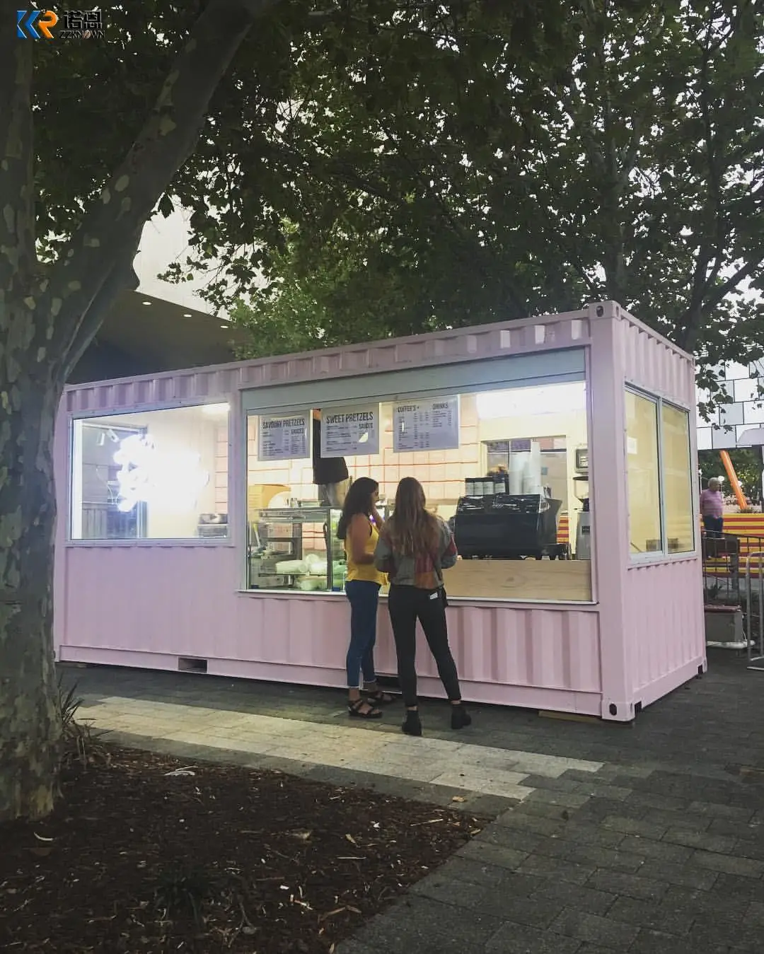 ISO Groothandel Moderne geprefabriceerde draagbare mobiele modulaire prefab container Fast Food Coffee Shop Bar