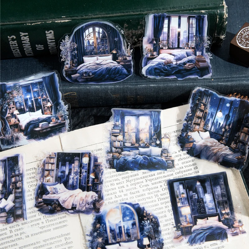 10 أوراق/حقيبة غرفة دافئة ملصقات الحيوانات الأليفة كتيب القرطاسية DIY بها بنفسك حساب اليد سجل القصاصات مجلة حزم ملصقات الزخرفية #3