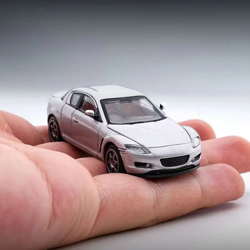 1/64 Mazda RX-8 Sports Car Simulation Alloy Car Model Diecast Toy Small-scale Car Model Collection Miniature Model Children Gift