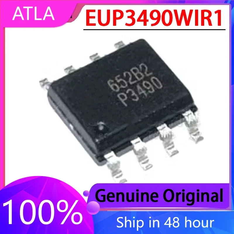 5PCS New EUP3490WIR1 Screen Printed P3490 Chip IC SMT Packaging SOP-8