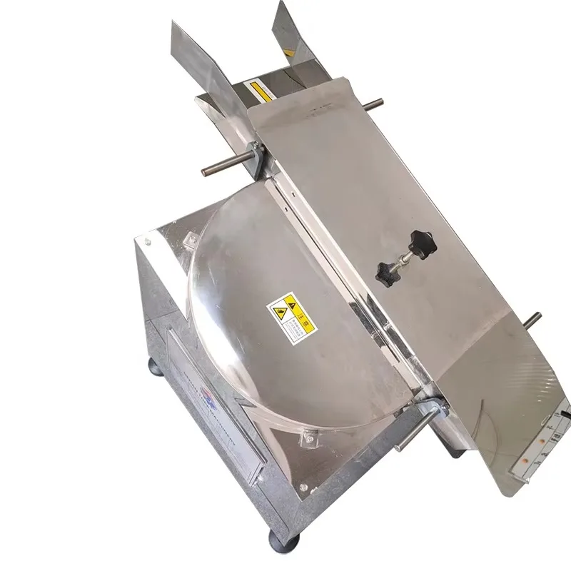 Custom Made Burger Bun & Bread Slicer Stainless Steel Commercial Bakery Automatic Cutting Machine