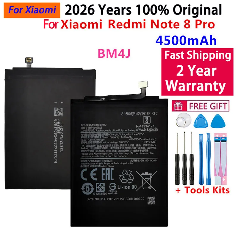 Original BN46 BN53 BN54 BN4A Battery For Xiaomi Redmi 7 9T 10X POCO M3 Note 7 8 8T 9 9S 10 10S Pro Batteries BN55 BN59 BN62 BN5A image 6