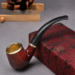 Pipe à tabac classique solide, vintage, durable, nouveau design créatif, accessoires pour fumer sans fumée, haute qualité