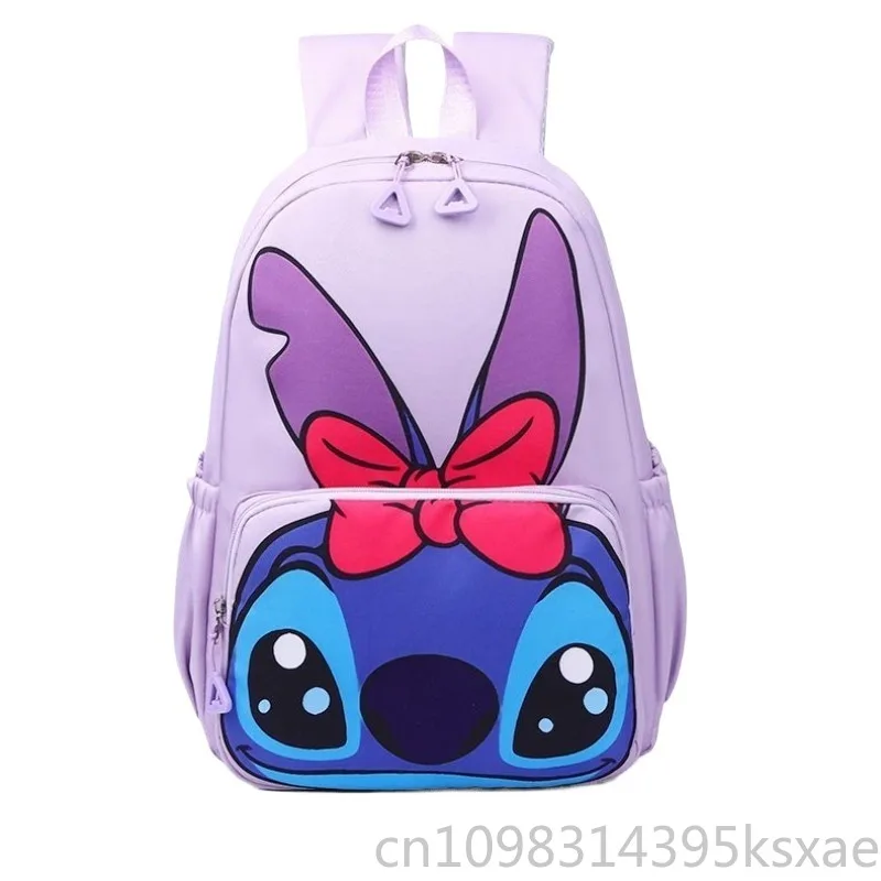 Disney Kawaii Stitch Backpack for Student Woman Girl Kawaii Large Capacity School Bag Waterproof Durable Luxury Designer Bag