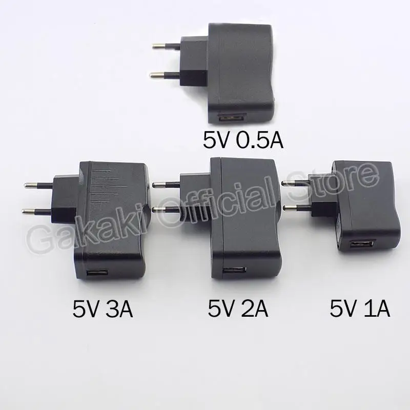 5V 0.5A 1A 2A 3A Micro USB Charger AC to DC Charging Universal USB Power Adapter Supply 100V-240V Output Phone Power Bank