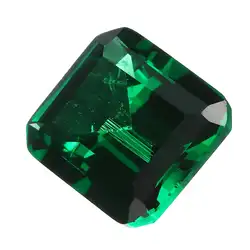 10x12x6.0 / 9x11x5.69 / 8x10x4.72 VVS Clarity AAA Synthetic Green Emerald Diamond Decoration Crafts Stones