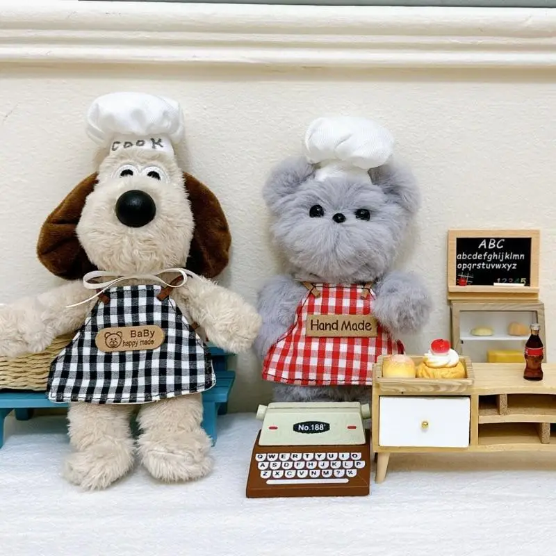 دمية قبعة الشيف 15-17 سنتيمتر الزي 10 سنتيمتر القطن دمية قبعة الزخرفية قبعة صغيرة