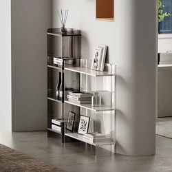 Acrylic Shelves Book Shelf Living Room Badroom Nook Organizer White Storage Book Shelf Magazine Raf Book Shelf Storage Rack