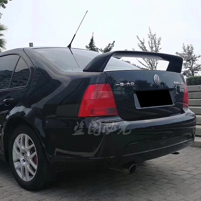 Suitable For Old Volkswagen Bora R 2001-2008 Modified Gloss Black Rear Spoiler Tail GT Style Install High Spoiler