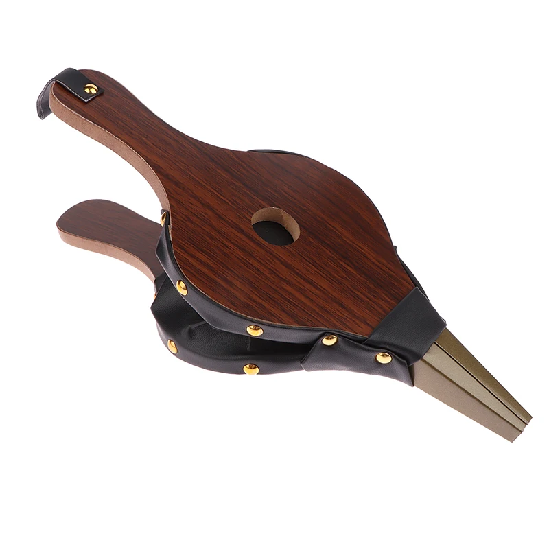 Handmade Air Blower Fan 30*12cm Mini Vintage Wooden Manual For Fireplace Barbecue Fire Bellows Outdoor Cooking Picnic Camping