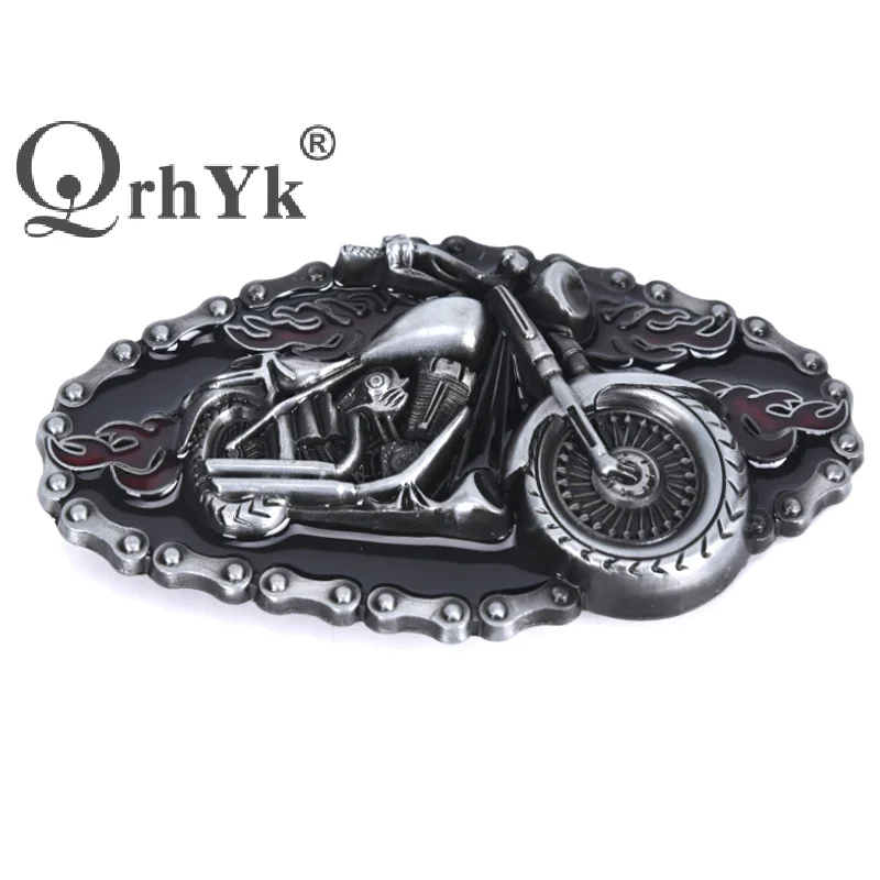 Mode Mannen Vintage Motorfiets Modellering Cowboy Legering Stijl Riemgesp