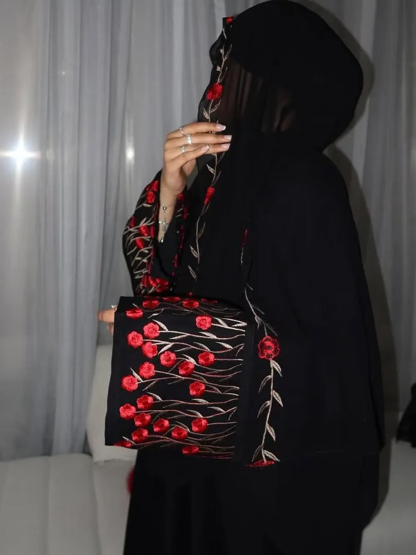 เสื้อคลุมคาร์ดิแกนปักลายดูไบสำหรับผู้หญิง แฟชั่นทันสมัย ชุดแสดงบนเวที ชุดประจำชาติ ผลิตในจีน สำหรับฤดูใบไม้ร่วง