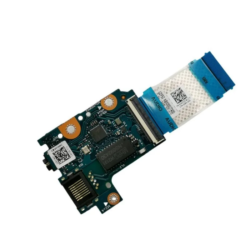 Para Dell DELL G15 5511 5510 5515, Puerto de Red, Puerto de Tarjeta de Sonido, Placa Pequeña LS-K66DP 07C6KC