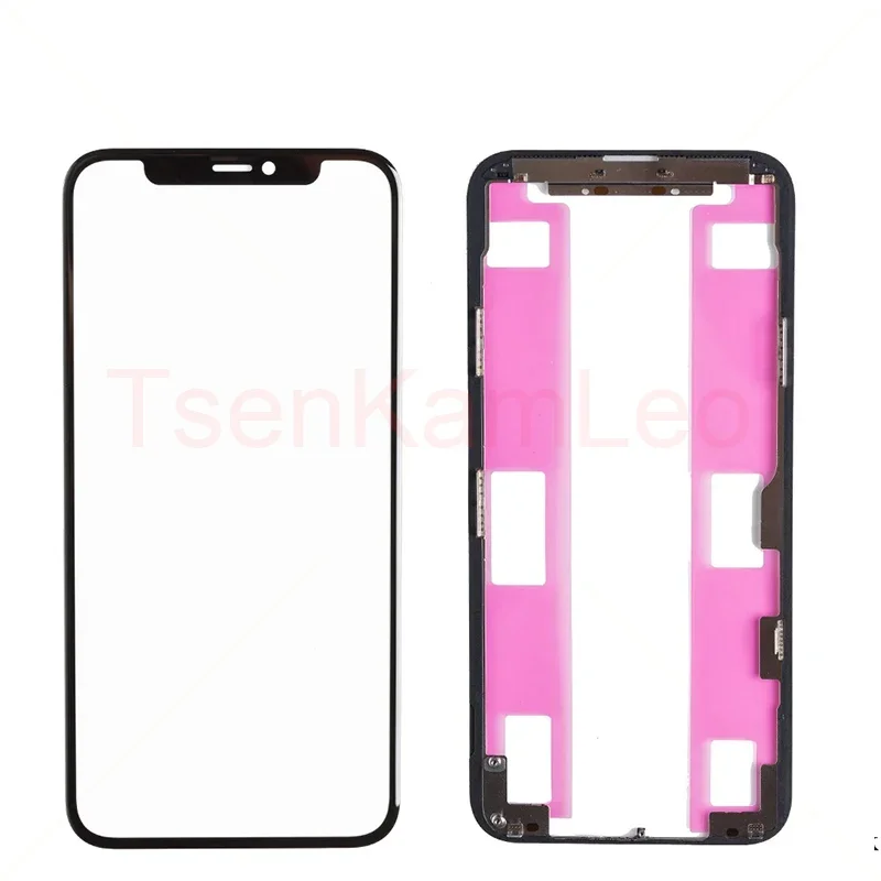 1 Pcs Middle Frame Bezel With Adhesive Tape For iPhone X XS 11 12 Mini 13 Pro Max LCD Refurbish With Double-side Tape