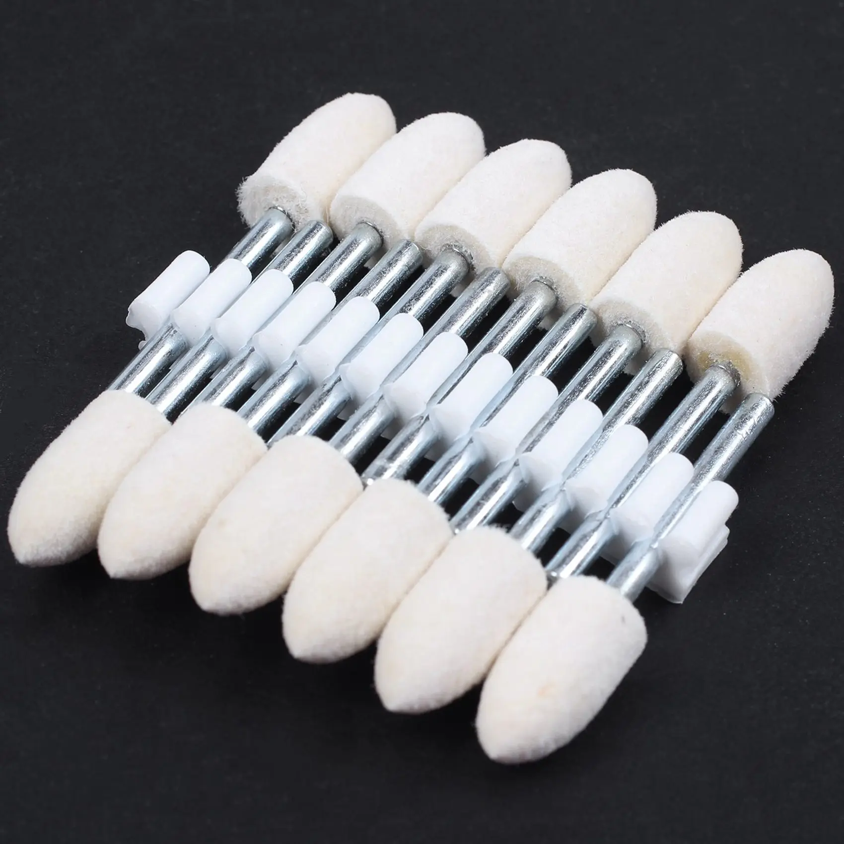 

ABWR-12 Pcs Polishing Buffing Tool With 25Pcs Set 1/8 Inch Felt Polishing Buffing Points Mounted Imitation Wool