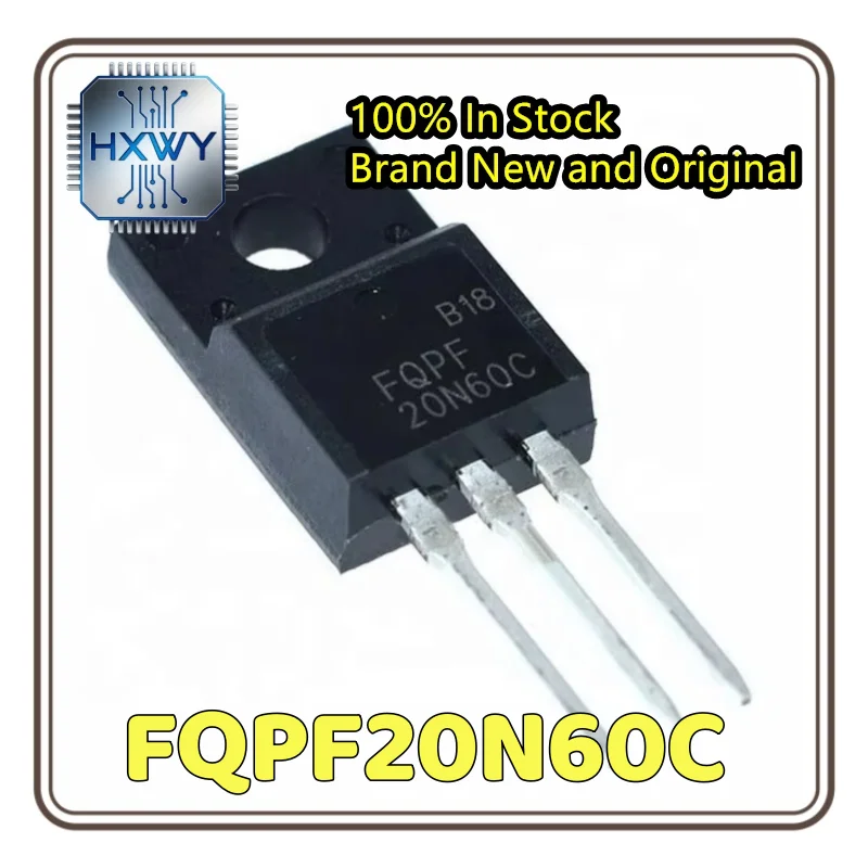 (10/50 Pieces) FQPF20N60C 20N60C TO-220F SWITCH Factory Wholesale Cheap IC Chip Fast Shipping
