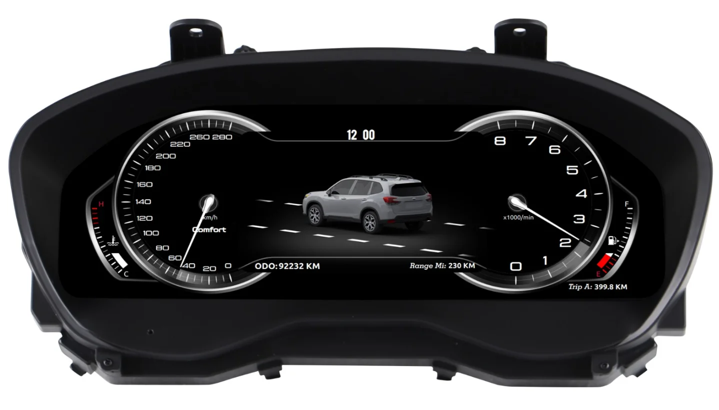 Car Digital Cluster LCD Screen for Forester 2013-2018 Speedometer Virtual Cockpit Dashboard Instrument Panel Carplay