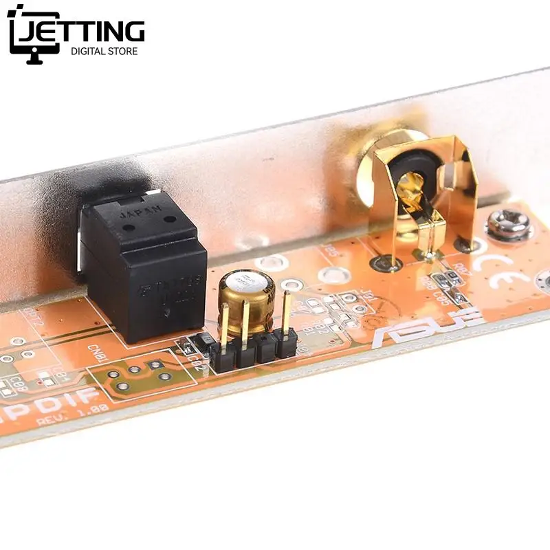 SPDIF Optical and RCA Out Plate Cable Bracket for PC Motherboard