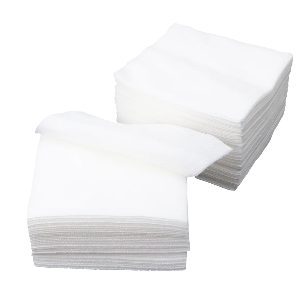 300PCS Disposable Non Woven Gauze Pads First Aid Gauze Pads Wound Care Makeup Cotton Pads Wound Care Bandages Gauze Cloth