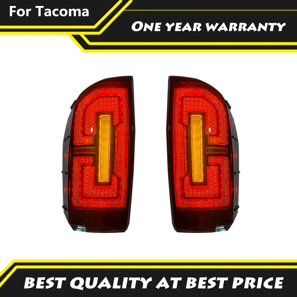 

4x4 Off-Road Taillight Tail Lights Assembly For 2016-2023 Toyota Tacoma Rear Lamp DRL + Turn Signal + Reverse + Brake LED Lights