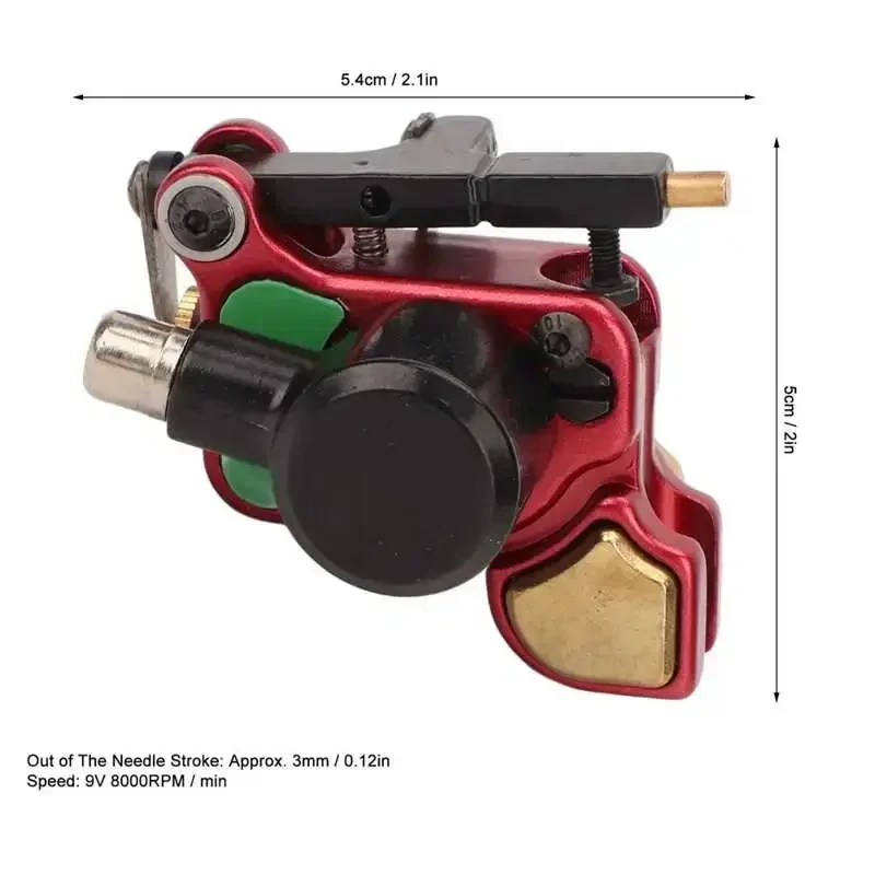 Taglio rotativo portatile della macchina del motore del tatuaggio con il cavo della Clip di RCA per il trucco permanente del tatuaggio del salone