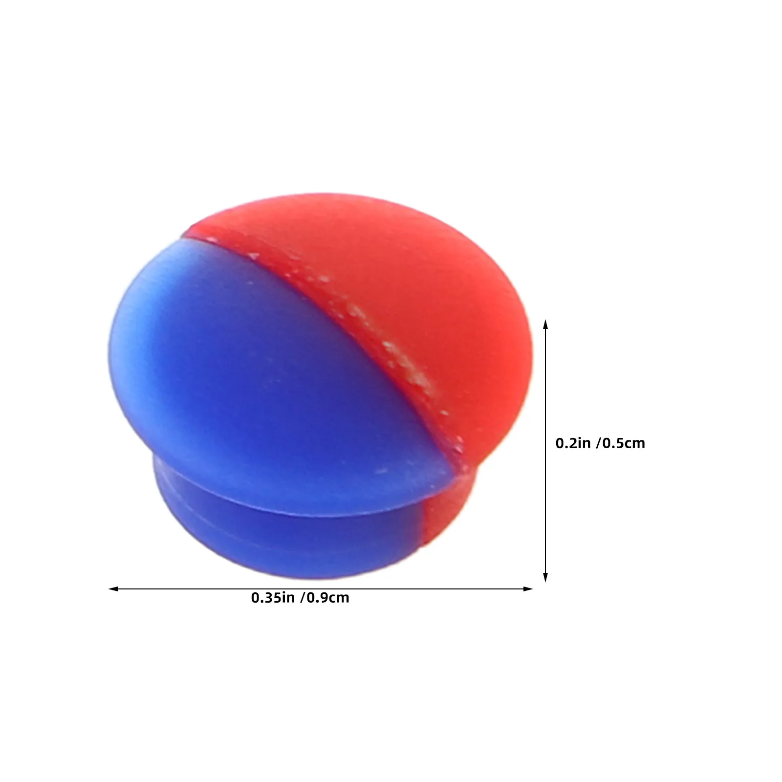 20Pcs Hot Cold Faucet Index Buttons Red Blue Tap Insert Markers for 6.7mm Faucet Holes Kitchen Sink Bathroom Water Temperature