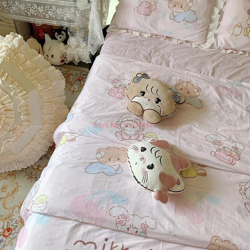 Cartoon Cute Mikko Pillow Bedroom Bedding Irregular Shape Pillow Kawaii Doll Pillow Children's Gift Birthday Gift image 6