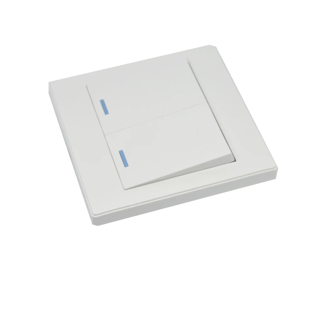 10 Stuks Indoor Wandmontage Plastic Deur Exit Knop Witte Kleur Toegangscontrole Systeem Accessoires Release Wandschakelaar 10A 250V