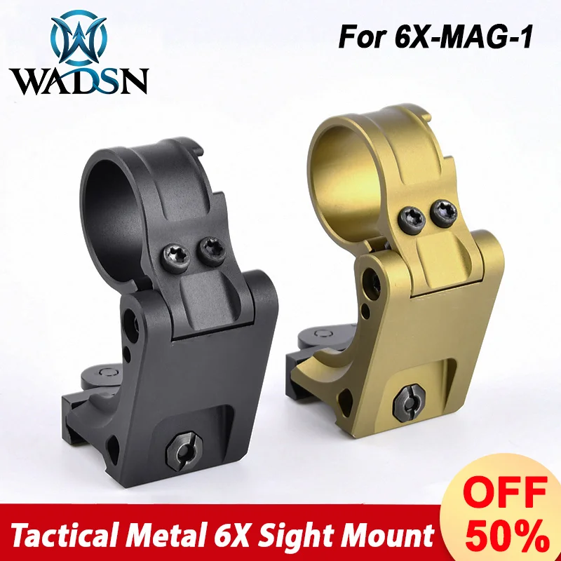 WADSN FTC CNC Unit For 6X-Mag-1 Aimpo Magnifier 558 EXPS Foldable H1 H2 Base Airsoft Fast Mount Hunting Gun Weapon Scope Sight