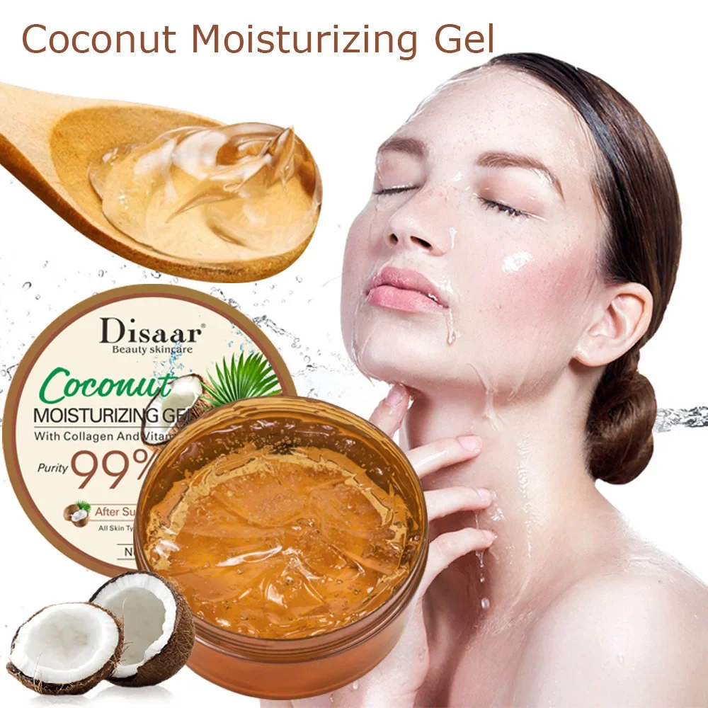 300ml Disaar Coconut Facial Gel Moisturizing Facial Refreshing Refreshing Facial Fine Lines Shrinking Pore Gel