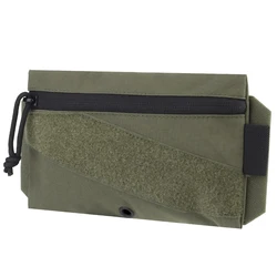 Tactical Militar Pouch Portable Hook Loop Patch Chest Rig Plate Carrier Hunting Vest Attached Bag Airsoft Paintball Storage Bag