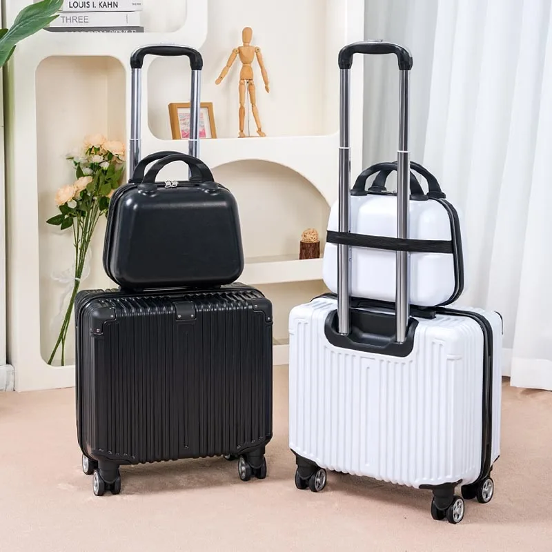 18인치 컴퓨터 케이스와 휴대용 화장품 가방, 세 개의 당김봉 확장층 컴퓨터 수납칸, 여행용 케이스, 여행 가방