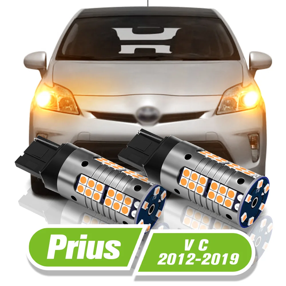 

For Toyota Prius V C LED Turn Signal Light Turning Lamp 2pcs 2012 2013 2014 2015 2016 2017 2018 2019 Accessories