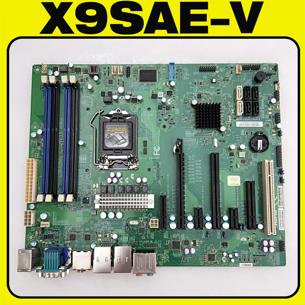 X9SAE-V Motherboard LGA1155 DDR3 Xeon E3-1200 v2 Series Core i7/i5/i3 (non-ECC UDIMMs Only) Processors For Supermicro