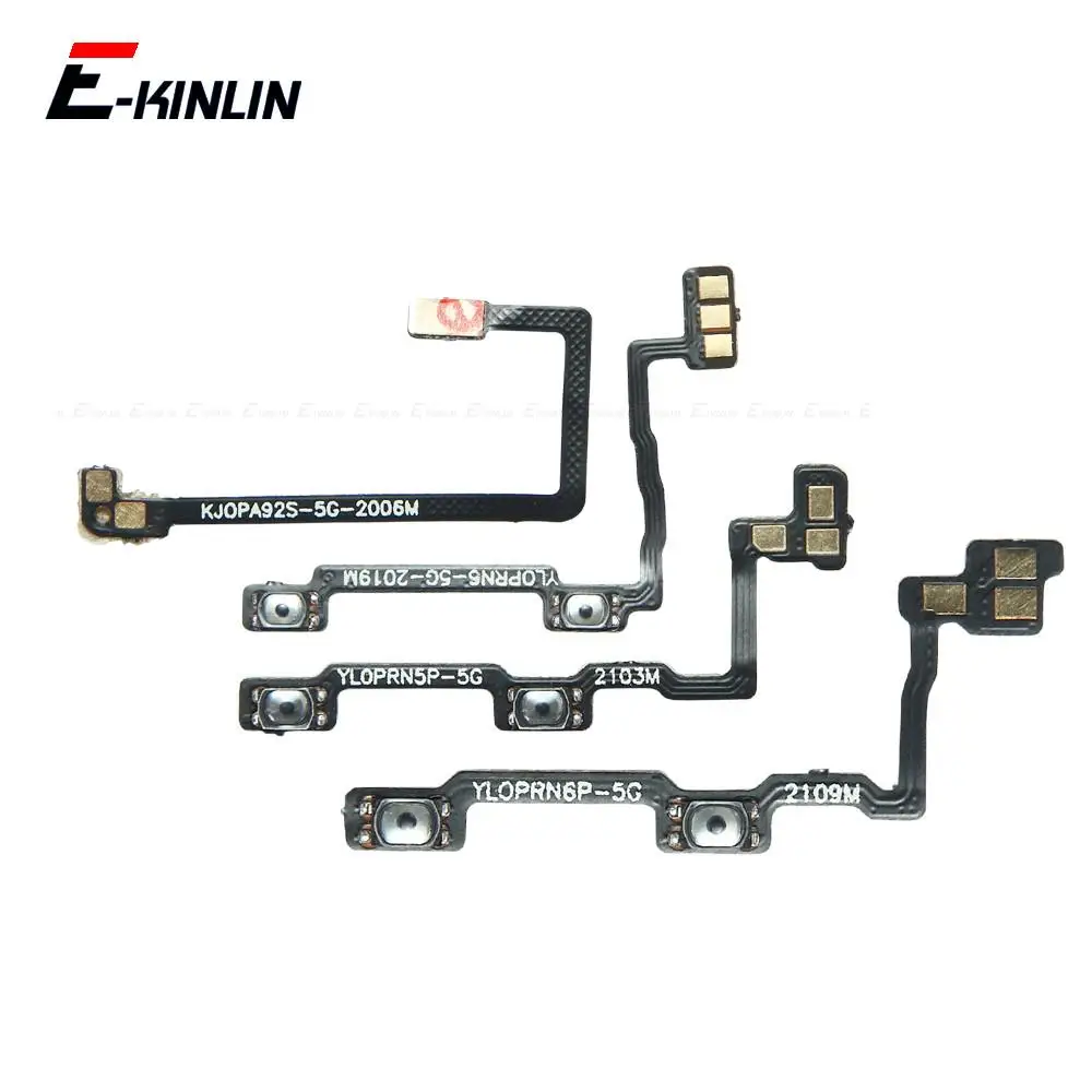 Volume Button ON OFF Key Mute Switch Power Silent Flex Cable For OPPO Reno4 SE Z Reno5 4G Reno6 Pro 5G Repair Parts