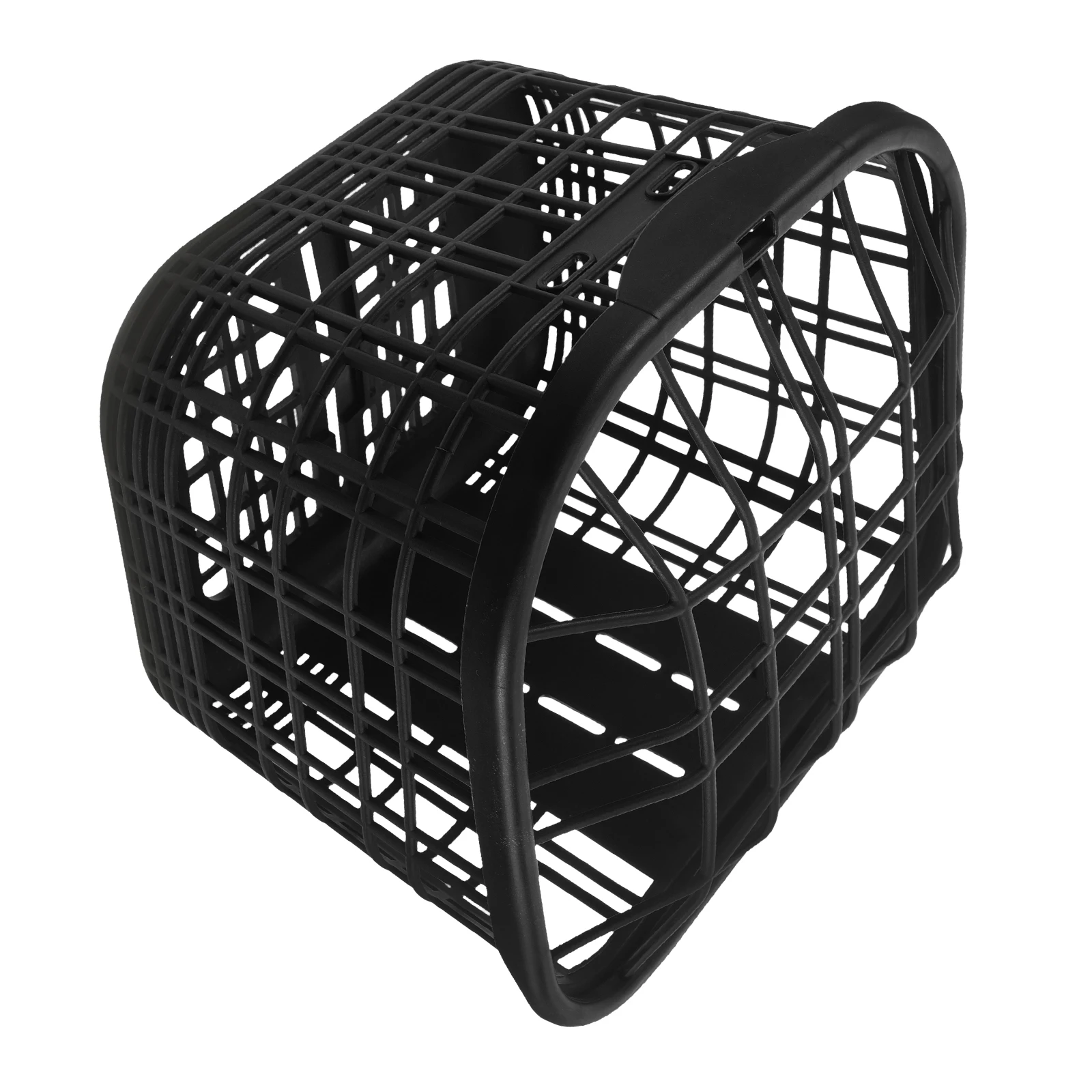 

Electric Bike Basket Large Detachable Front Baskets Wire Rope Black Scooter Plastic Durable Storage Cycling Accessories Bike