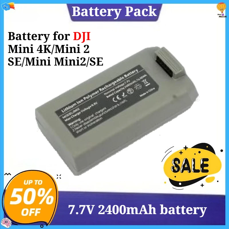 

7.7V 2400mAh Drone Battery for DJI Mini 4K/Mini 2 SE/Mini Mini2/SE Intelligent Flight Battery Accessories