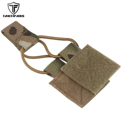 Tactical Fastener Bungee Retention Shock Cord Hook And Loop Attachment Radio Holder Magazine Pouch Pull Tab Hunting